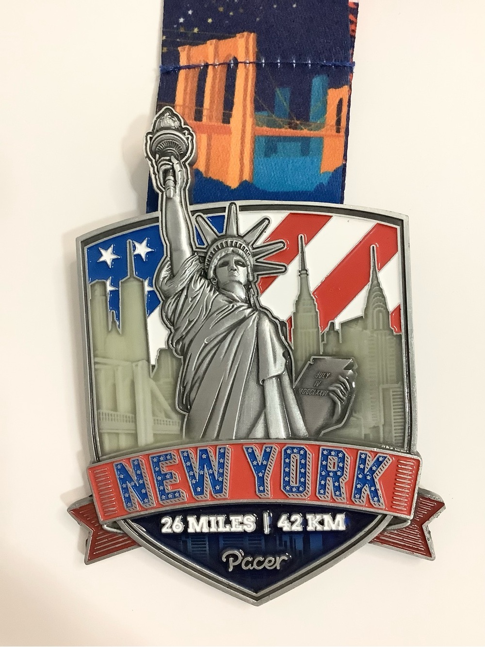💝 3 For $50 Pacer Finisher Adventure Challenge New York 26 miles Medal